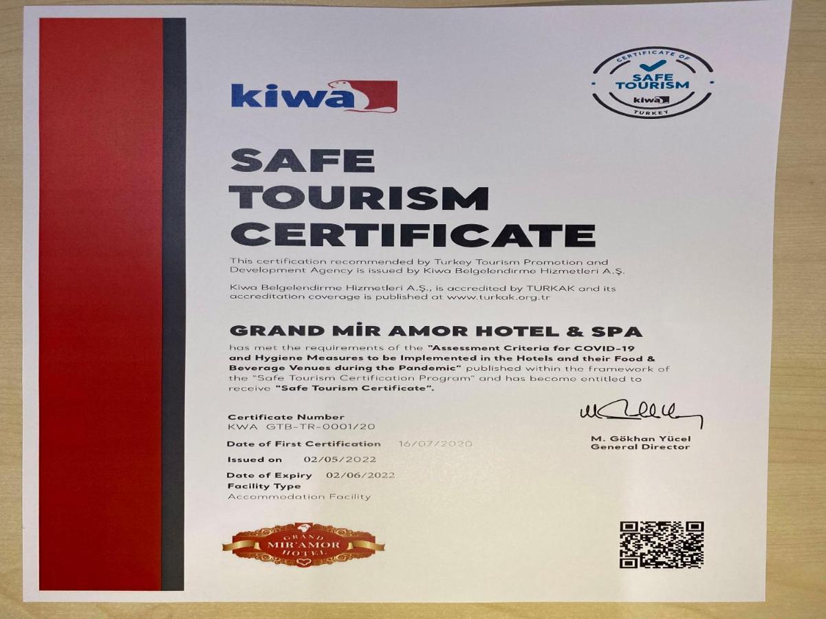 Golden Sunset Hotel&Spa Kemer Exterior foto Safe Tourism Certificate